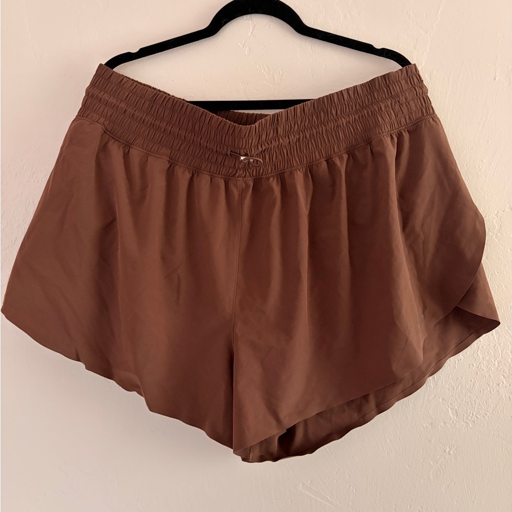 YPB from Abercrombie split side athletic shorts